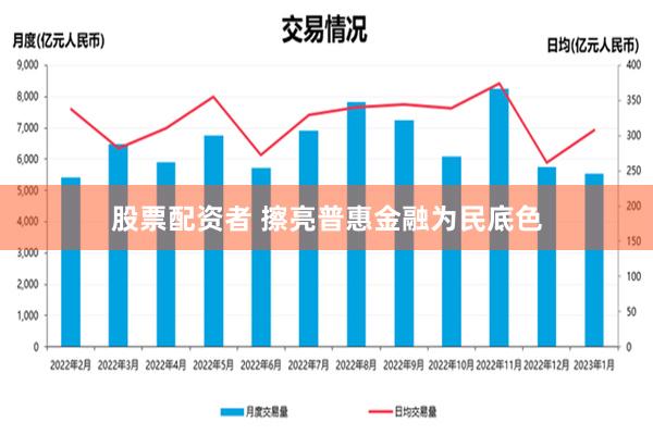 股票配资者 擦亮普惠金融为民底色