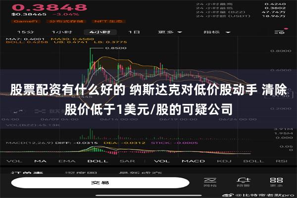 股票配资有什么好的 纳斯达克对低价股动手 清除股价低于1美元/股的可疑公司