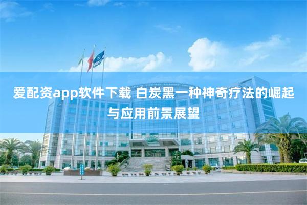 爱配资app软件下载 白炭黑一种神奇疗法的崛起与应用前景展望